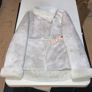 Dylan faux fur/suede female coat